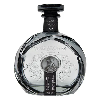 Tres Aromas Extra Aged Cristalino Tequila 750mL