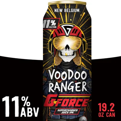 New Belgium Brewery Voodoo Ranger G Force Supercharged Juicy IPA 19.2oz Can
