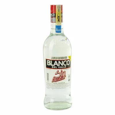 Blanco del Valle Sin Azucar Aguardiente 750ml