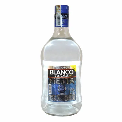 Blanco Del Valle Aguardiente Fiesta Sin Azúcar 1750 Ml