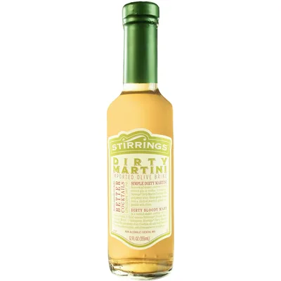 Stirrings Dirty Martini Cocktail Mixer, 12 Fl Oz