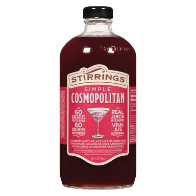 Stirrings Simple Cosmopolitan Cocktail Mix 750ml