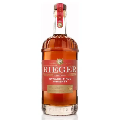 Rieger Straight Rye Whiskey 750ml