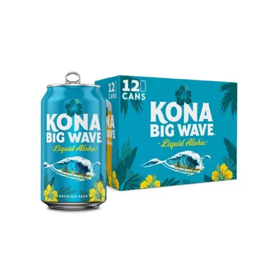 Kona Brewing Co 12 Pack Golden Ale Big Wave Beer