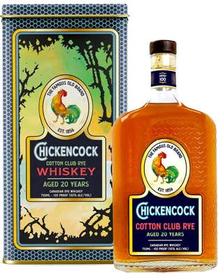 Chicken Cock Cotton Club 20 Year Old Canadian Rye Whiskey 750ml