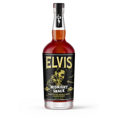 Elvis Midnight Snack Peanut Butter, Banana & Bacon Flavored Whiskey