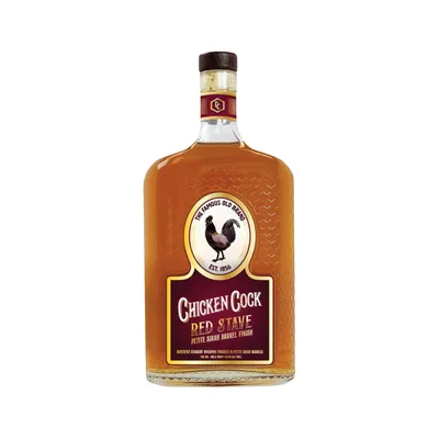 Chicken Cock Red Stave Whiskey Petite Sirah Barrel Finish 750ml