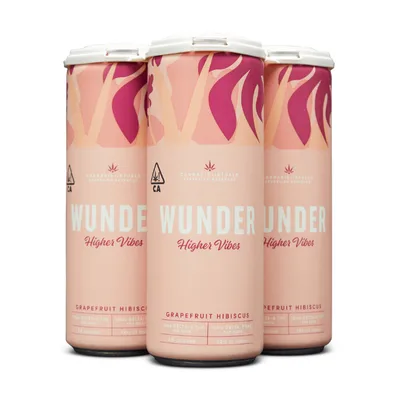 Fine Wunder Find Higher Vibes Grapefruit Hibiscus 10MG THC 4pk