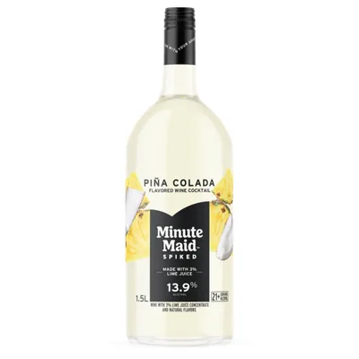 Minute Maid Wine Cocktail, Spiked, Pina Colada 1.5 L