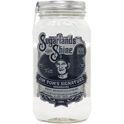 Sugarlands Shine Jim Tom Hendrick's Unaged Rye Moonshine