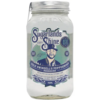 Sugarlands Shine Cole Swindell's Peppermint Moonshine 750ml
