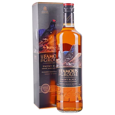 The Famous Grouse Scotch, Smoky Black, Blended Whisky - 750 Ml