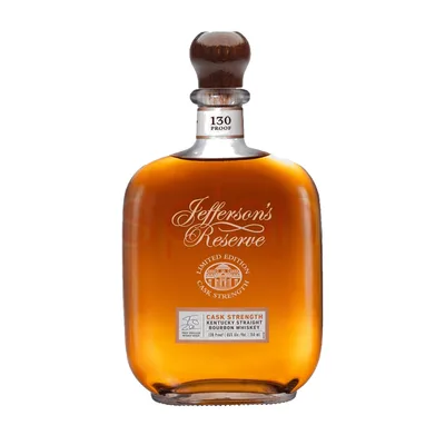 Jefferson's Reserve Limited Edition Cask Strength Bourbon Proof 130