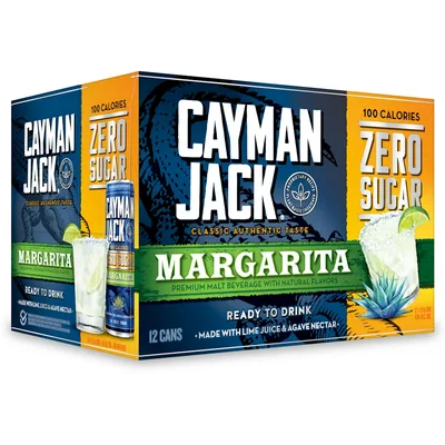 Cayman Jack Zero Sugar Variety Pack - 12pk/12 Fl Oz Cans