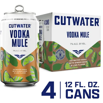 Cutwater Spirits Fugu Vodka Mule 4 Pack 12 Oz. Can