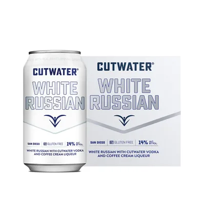 Cutwater Spirits White Russian, 4 Pack 12 Fl. Oz. Cans
