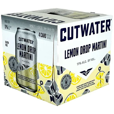 Cutwater Lemon Drop Martini 4 Pack Cans