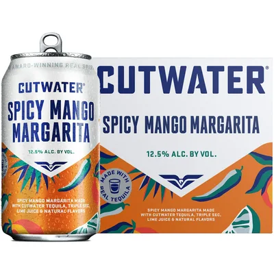 Cutwater Spicy Mango Margarita 4 Pack Cans