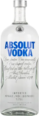 Absolut Vodka, Swedish 1.75 L