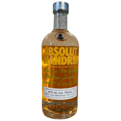 Absolut Mandarin Orange Vodka