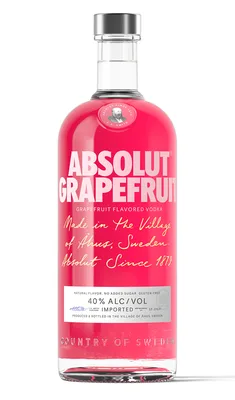 Absolut Grapefruit Flavored Vodka 750 Ml