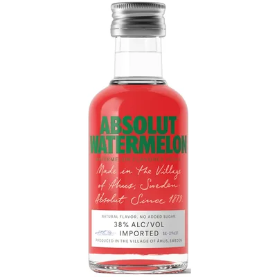 Absolut Watermelon Vodka 50ml