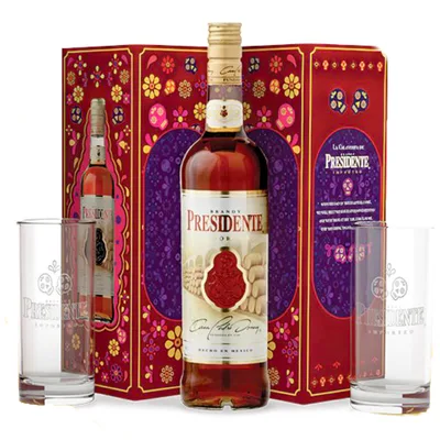 Southern Wine Presidente Brandy Gift Set