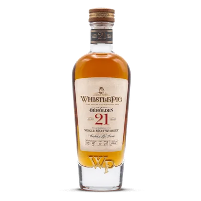 WhistlePig Farm Beholden 21 Year Old Single Malt Whiskey 750ml