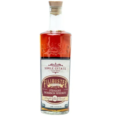 Filibuster Distillery Single Barrel Straight Bourbon Whiskey