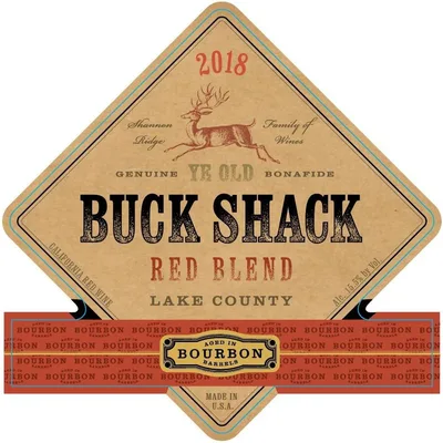 Buck Shack Bourbon Barrel Red Blend Wine - 750ml Bottle
