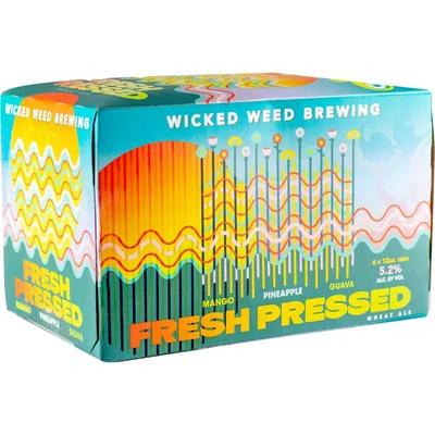 Wicked Weed Fresh Pressed Wheat Ale 6pk 12oz Cans