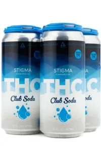Stigma THC Club Soda 10mg 4pk 16oz Cans
