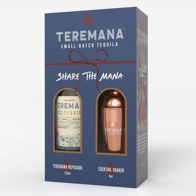 Teremana Reposado Tequila Gift Set With Cocktail Shaker 750ml