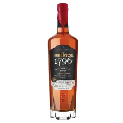 Santa Teresa Dark Rum 1796 Triple Aged Solera Limited Edition 92 750ML