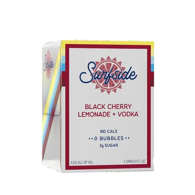 Surfside Black Cherry Lemonade + Vodka