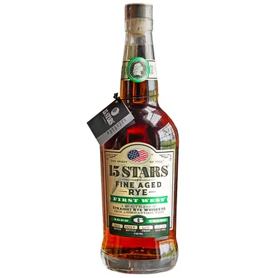 15 Stars First West Straight Rye Whiskey