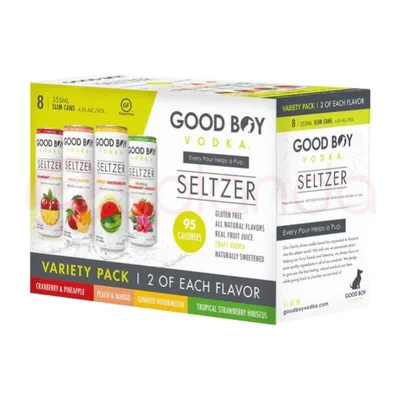 Good Boy Vodka Seltzer Variety
