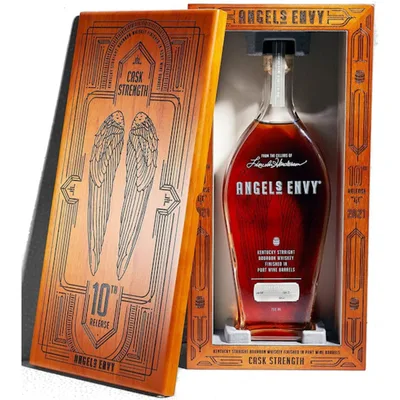 Angel's Envy 2022 Cask Strength Kentucky Straight Bourbon Whiskey Finished In Port Barrels