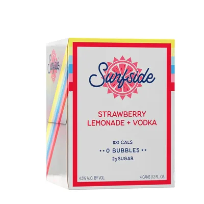 Surfside Strawberry Lemonade & Vodka 4pk 12oz. Cans