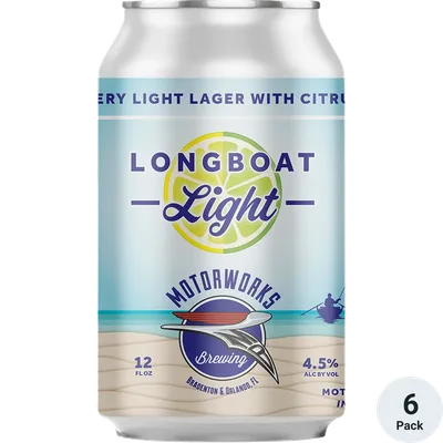Motorworks Longboat Light Citrus Lager 6pk Cn