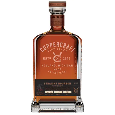 Coppercraft Distillery Straight Bourbon Whiskey 750ml