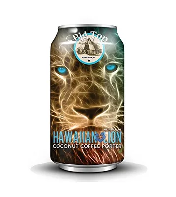 Hawaiian Lion Porter Big Top Coconut Coffee 6pk Cn