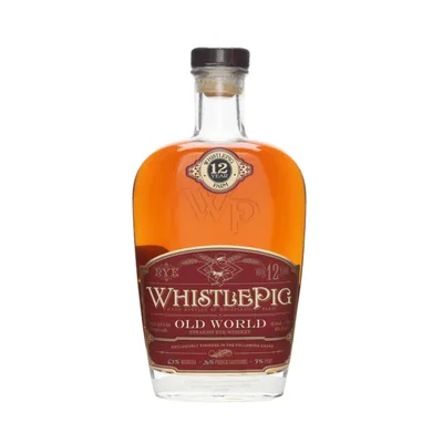 WhistlePig 12 Year Old World Straight Rye Whiskey 750ml