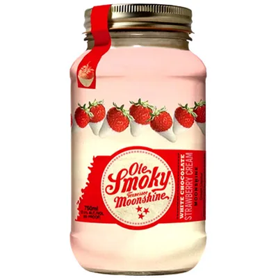 Ole Smoky White Chocolate Strawberry Moonshine Cream Liqueur