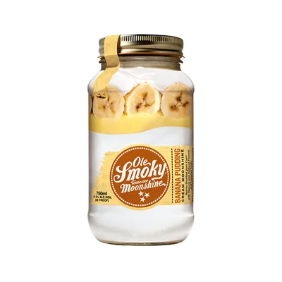 Ole Smoky Moonshine, Tennessee, Banana Pudding Cream 750 Ml