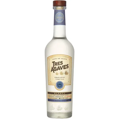 Tres Agaves Agave Blanco Organic Tequila 750ml