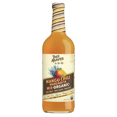 Tres Agaves Organic Mango Chili Margarita Mix 1l