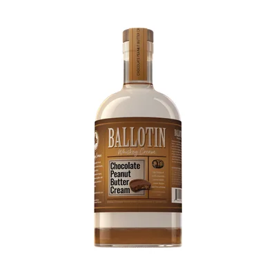 Ballotin Whiskey Cream, Chocolate Peanut Butter 750 Ml