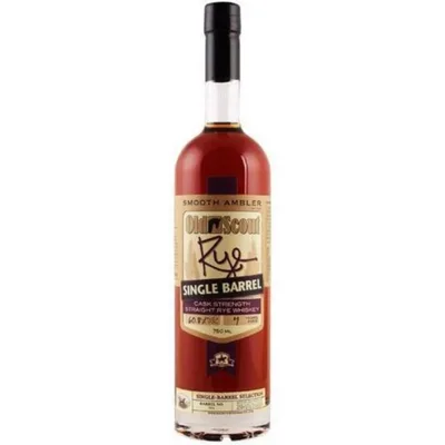 Smooth Ambler Old Scout Single Barrel Cask Strength Straight Rye 4 Yr