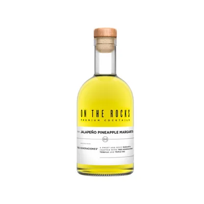 On The Rocks Jalapeno Pineapple Margarita Premium Cocktail - 375ml